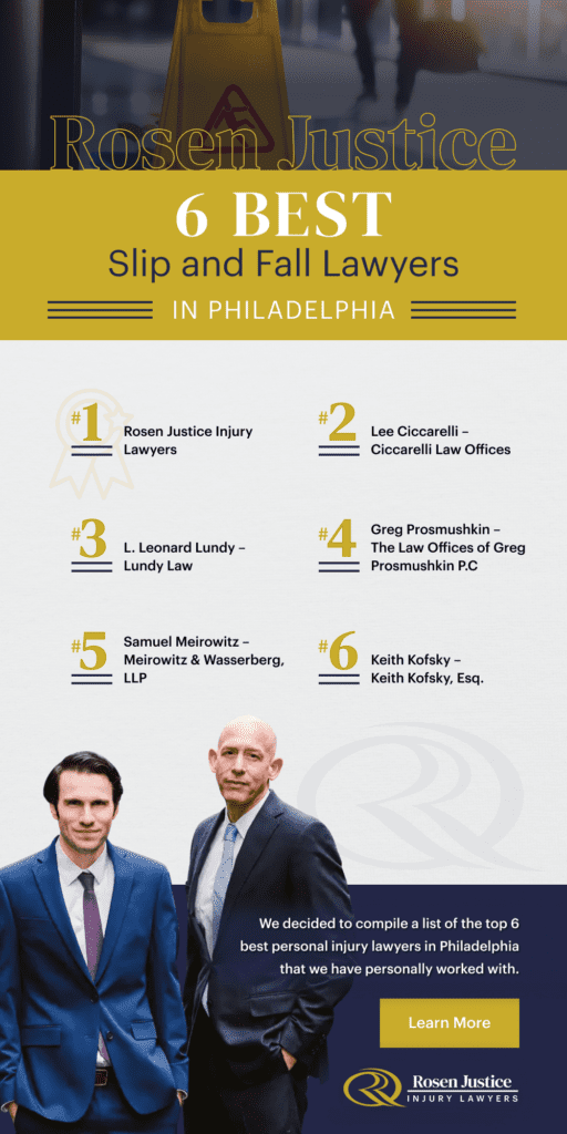 6 Best Slip and Fall Lawyers in Philadelphia