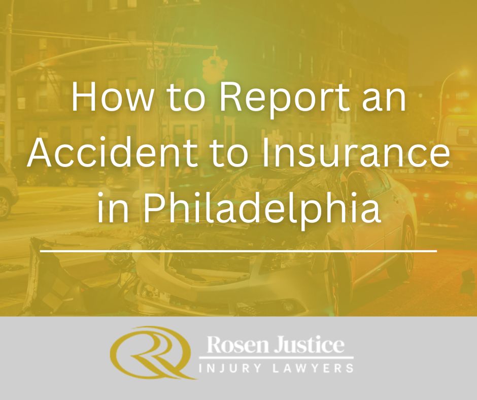 reporting an accident to insurance