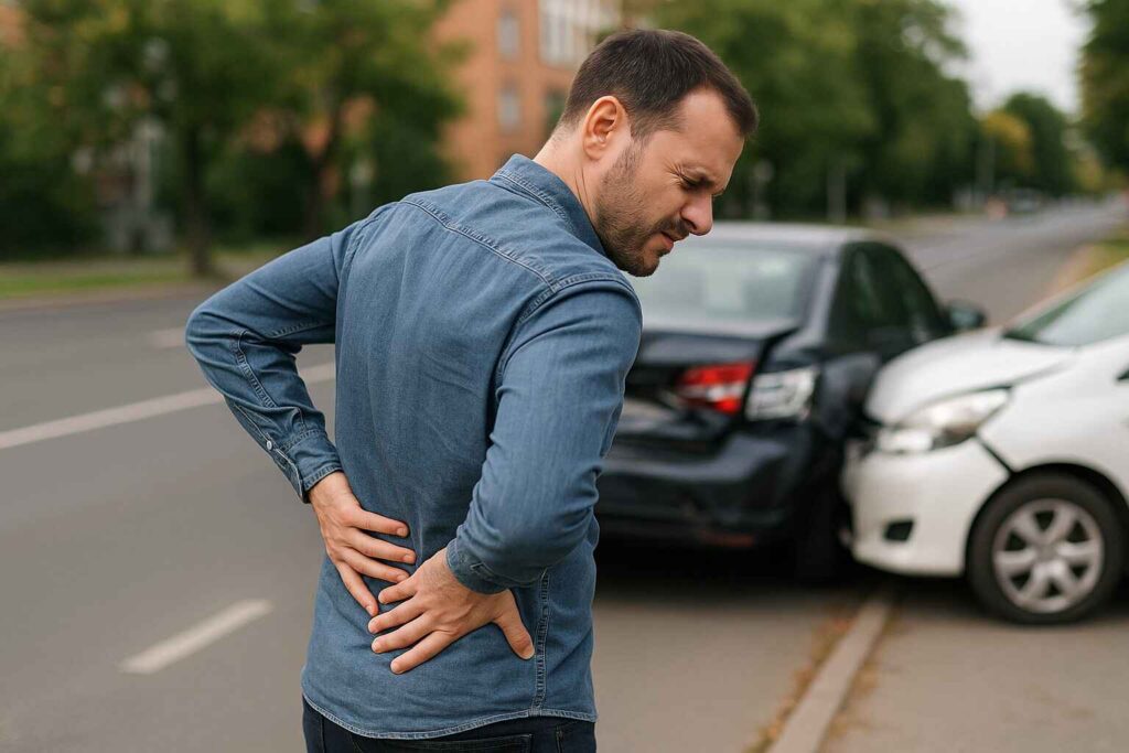 back pain after car accident