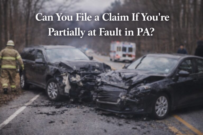 Can You File a Claim If You’re Partially at Fault in PA?